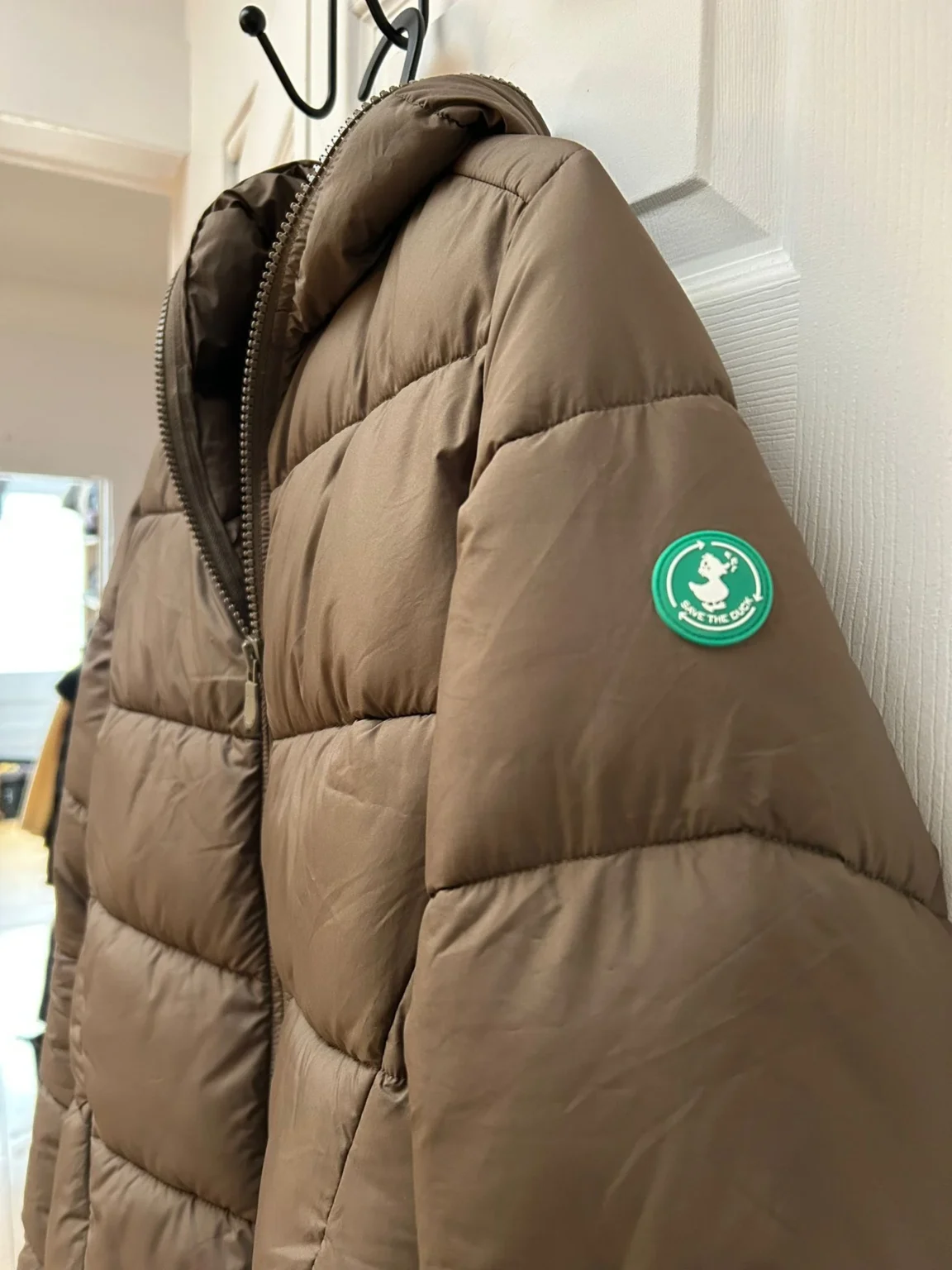 Image for Women's brown / khaki down puffer coat