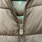 Thumbnail for Women's brown / khaki down puffer coat