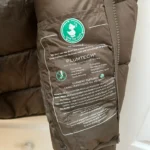Thumbnail for Women's brown / khaki down puffer coat
