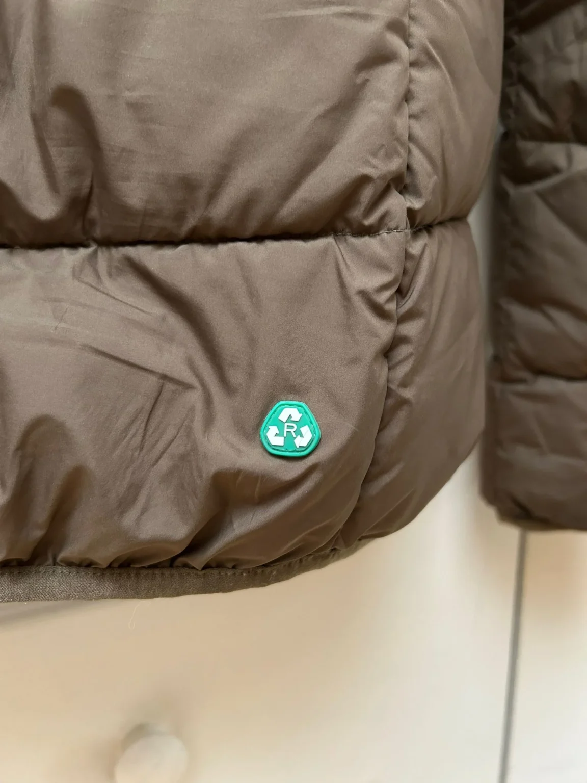 Image for Women's brown / khaki down puffer coat