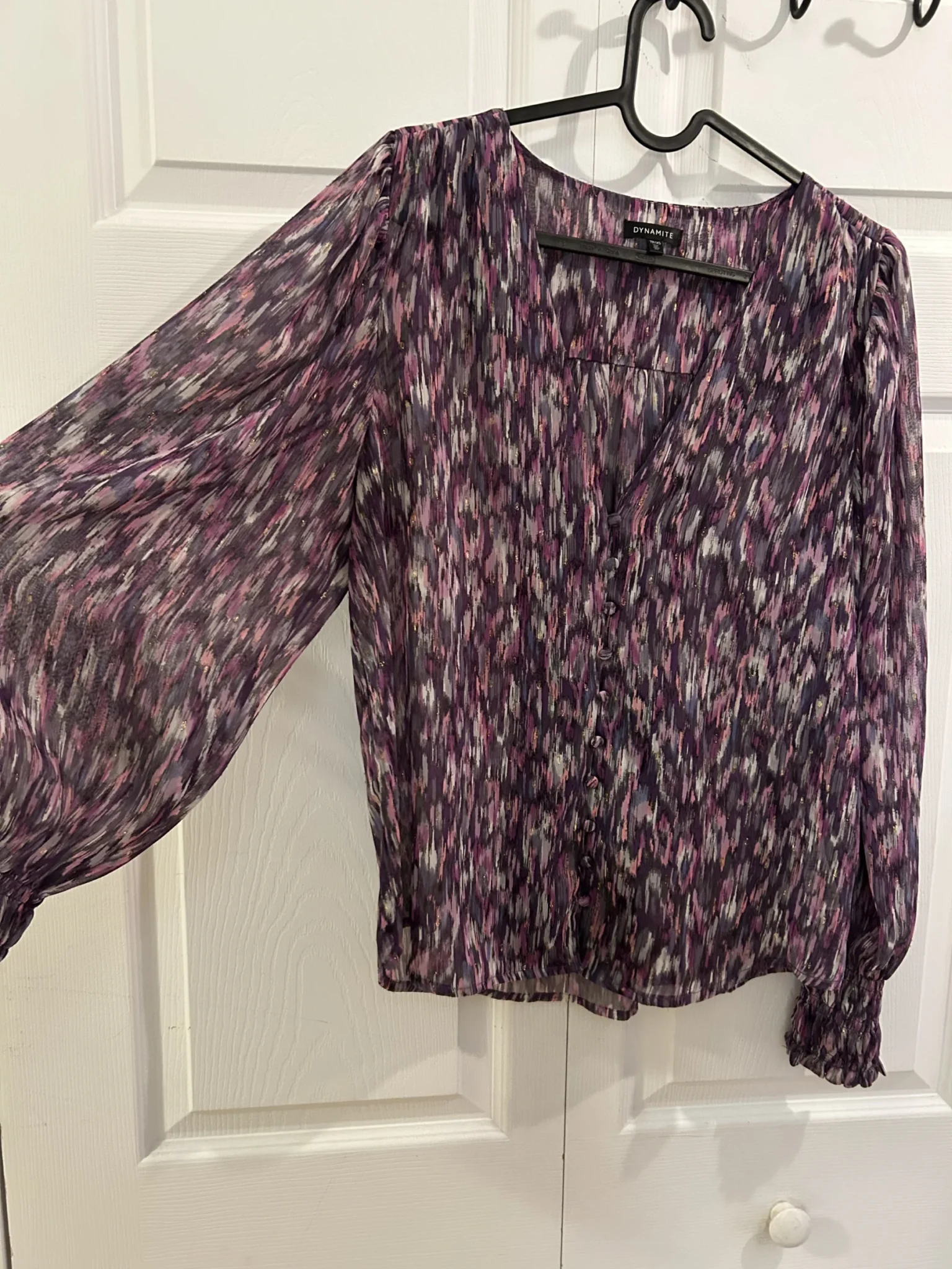 Featured image for Purple loose blouse
