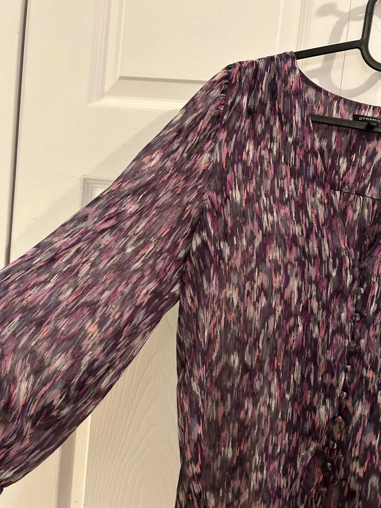 Image for Purple loose blouse