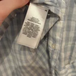 Thumbnail for Ralph Lauren - Chemise vichy bleu et blanc