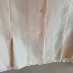 Thumbnail for Chemise en soie jaune beurre style vintage
