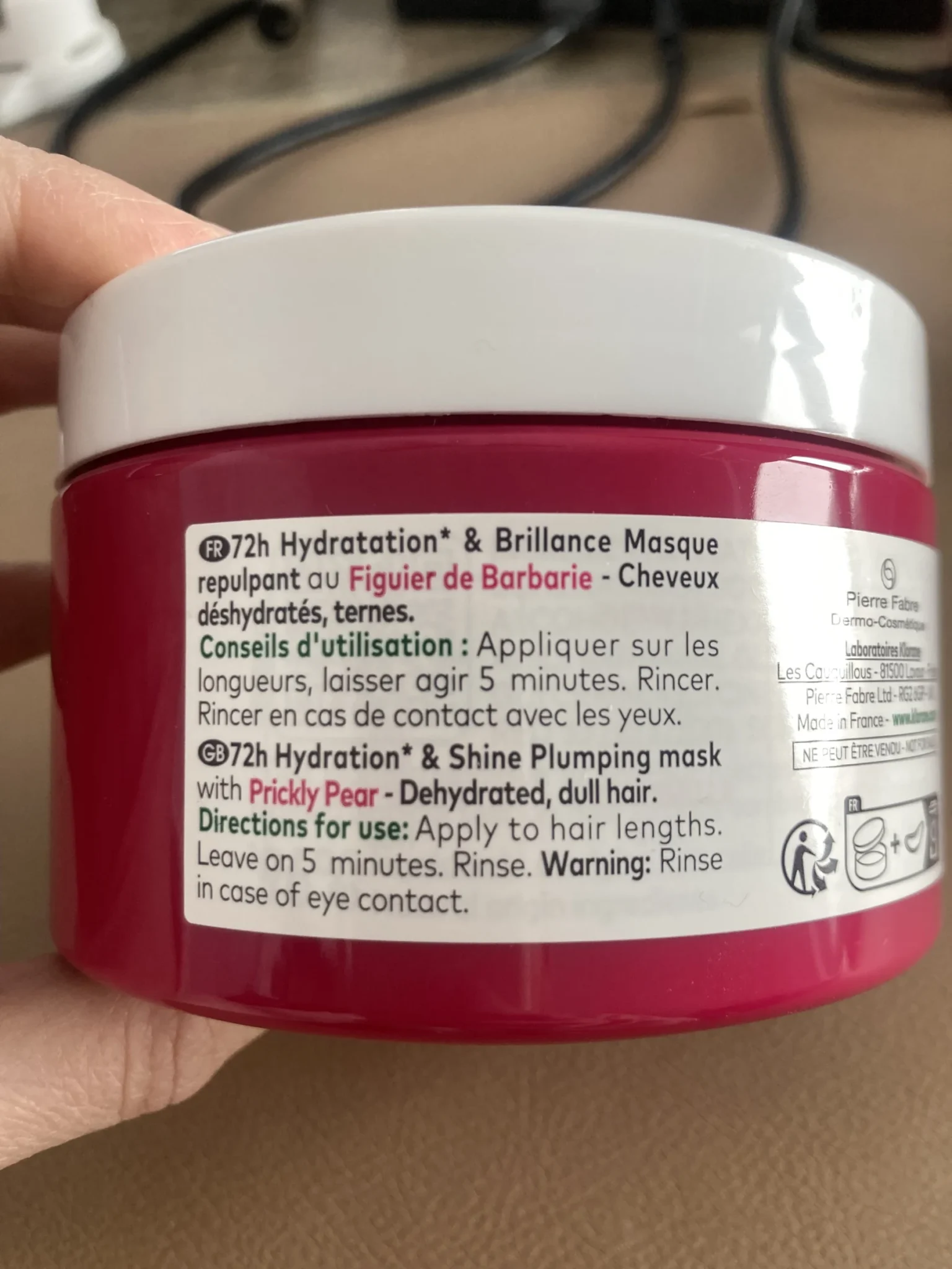 Image for NEW Klorane shine and hydration mask for hair