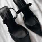 Featured thumbnail for Black mesh Spring pointed heels