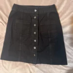 Featured thumbnail for Jupe Twik en denim noir - XS - Très bon état