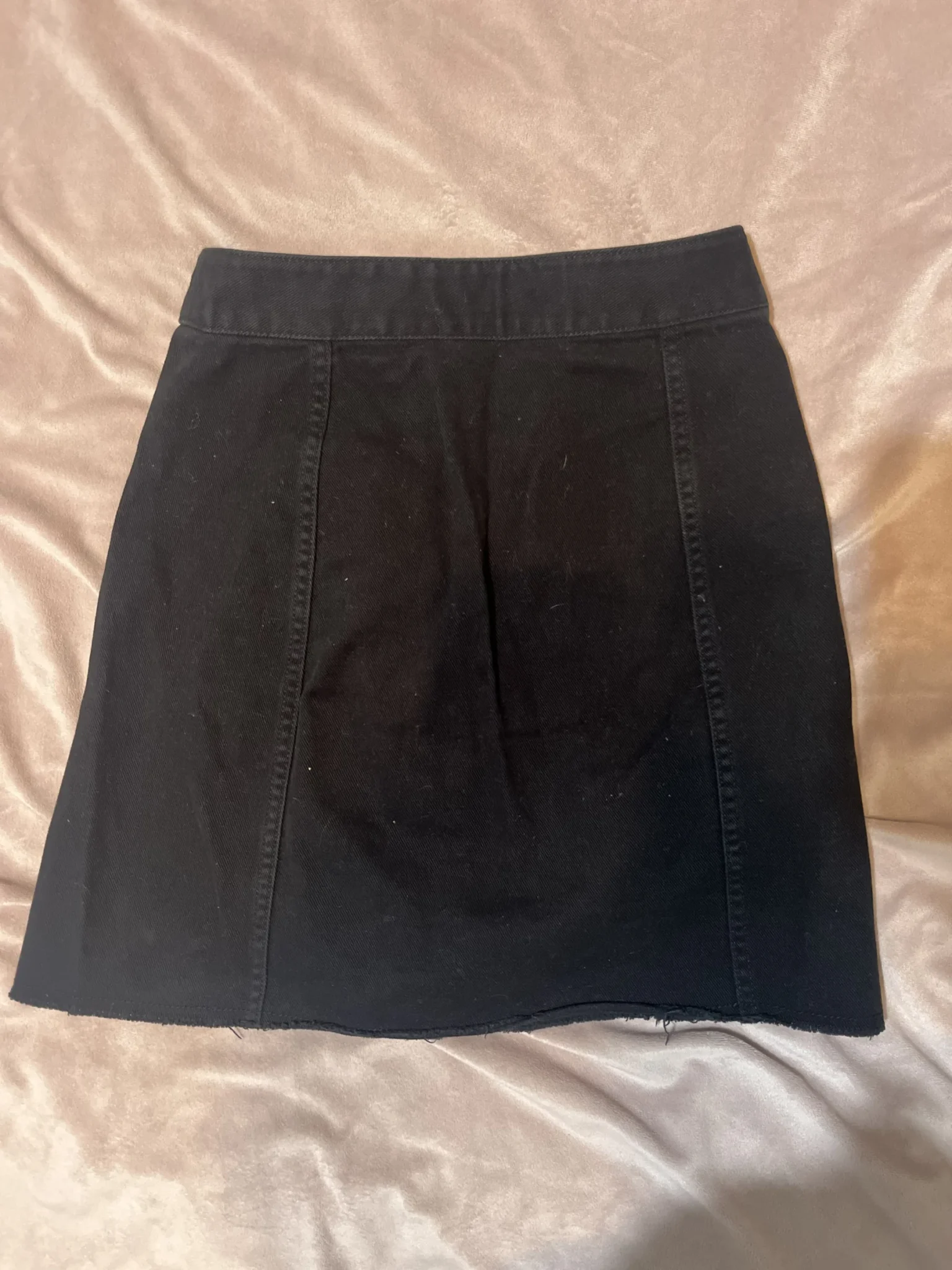 Image for Jupe Twik en denim noir - XS - Très bon état