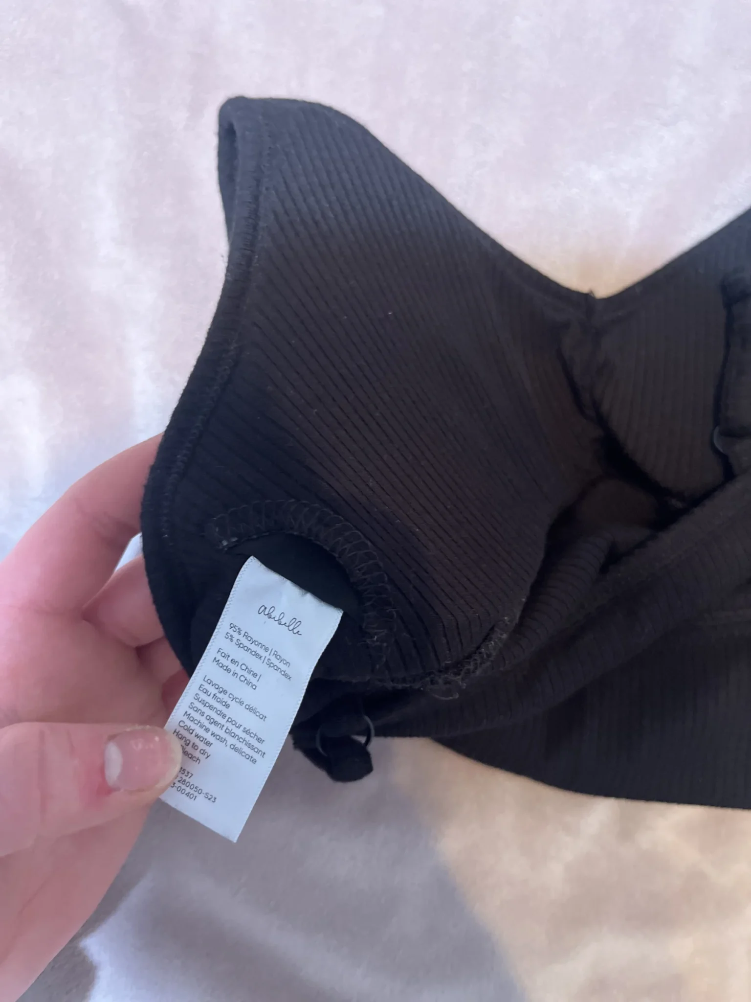 Image for Abibelle camisole with integrated bra - Small