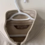 Thumbnail for Chandail demi-zip manches longues beige