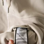 Thumbnail for Hoodie beige à tissu confortable