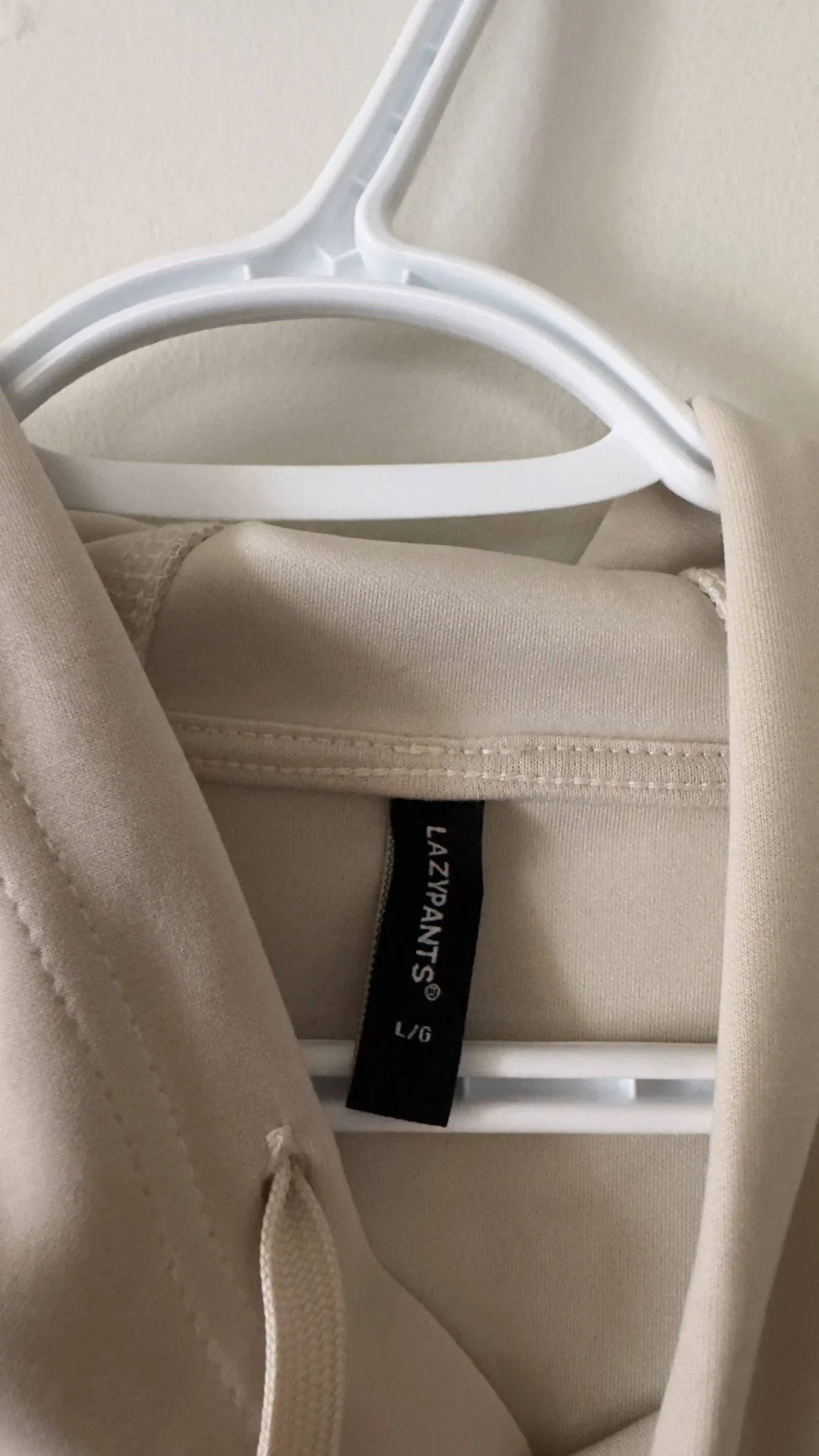 Image for Hoodie beige à tissu confortable