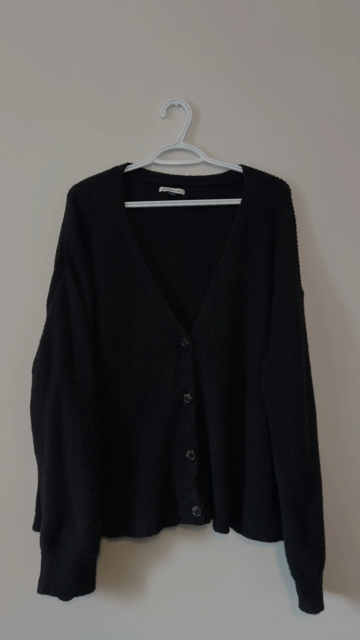 Image for Cardigan noir très doux American Eagle
