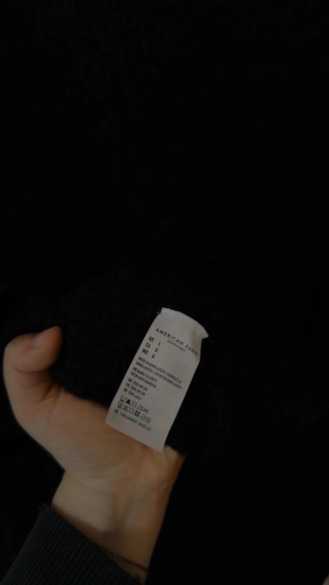 Image for Cardigan noir très doux American Eagle