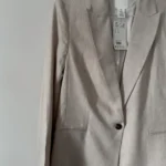 Featured thumbnail for Veston en lin beige H&M