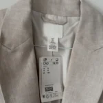 Thumbnail for Veston en lin beige H&M