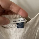Thumbnail for Robe longue en lin beige American Eagle