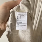 Thumbnail for Robe longue en lin beige American Eagle