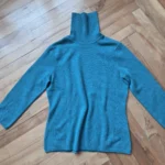 Thumbnail for IN  CASHMERE-Pull col roulé turquoise foncé