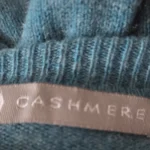 Thumbnail for IN  CASHMERE-Pull col roulé turquoise foncé