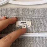 Thumbnail for Soft cardigan, short sleeves, Aerie grey