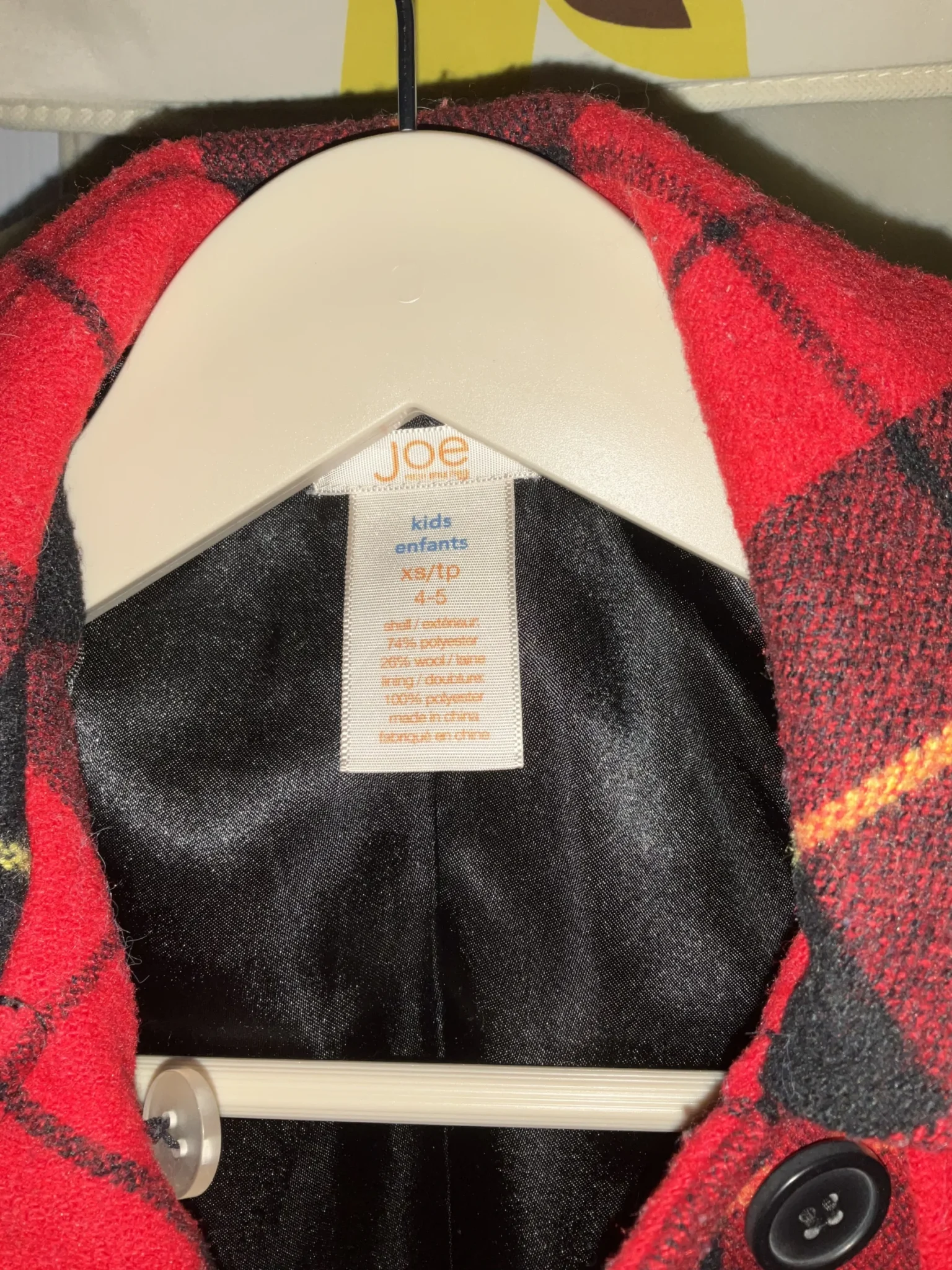 Image for Manteau mi-saison à carreaux
