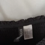 Thumbnail for Robe noire taille élastique fines bretelles H&M