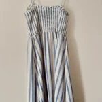 Thumbnail for Elasticated waist dress with thin straps H&M