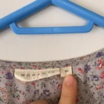 Thumbnail for Womance floral short-sleeved button-down dress