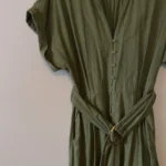 Featured thumbnail for Robe longue Verte boutonnée Zara