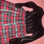 Thumbnail for Petite robe chic avec motifs écossais