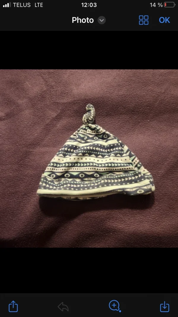 Image for Tuques de coton pour bébé naissant