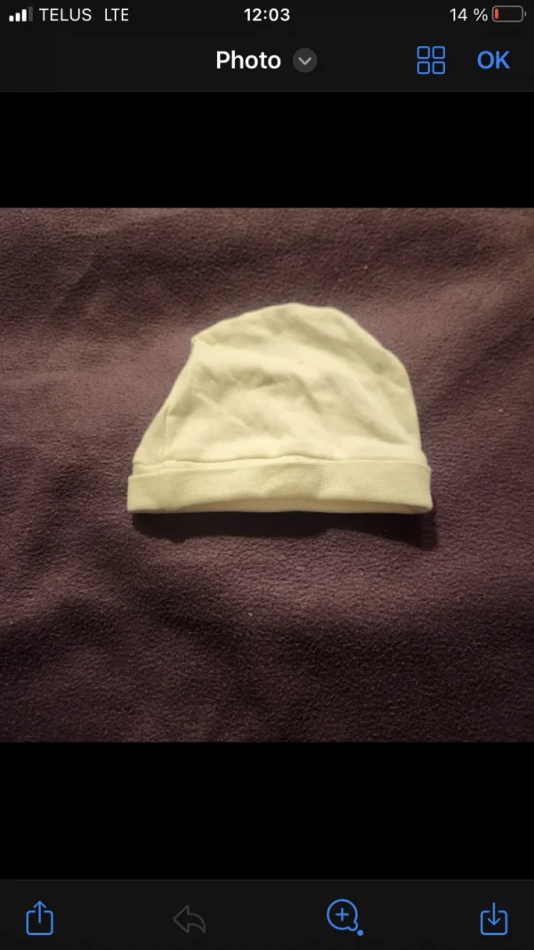 Image for Tuques de coton pour bébé naissant