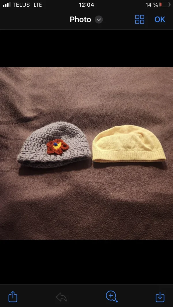Featured image for Tuques et bas et mitaines anti griffures bébé naissant