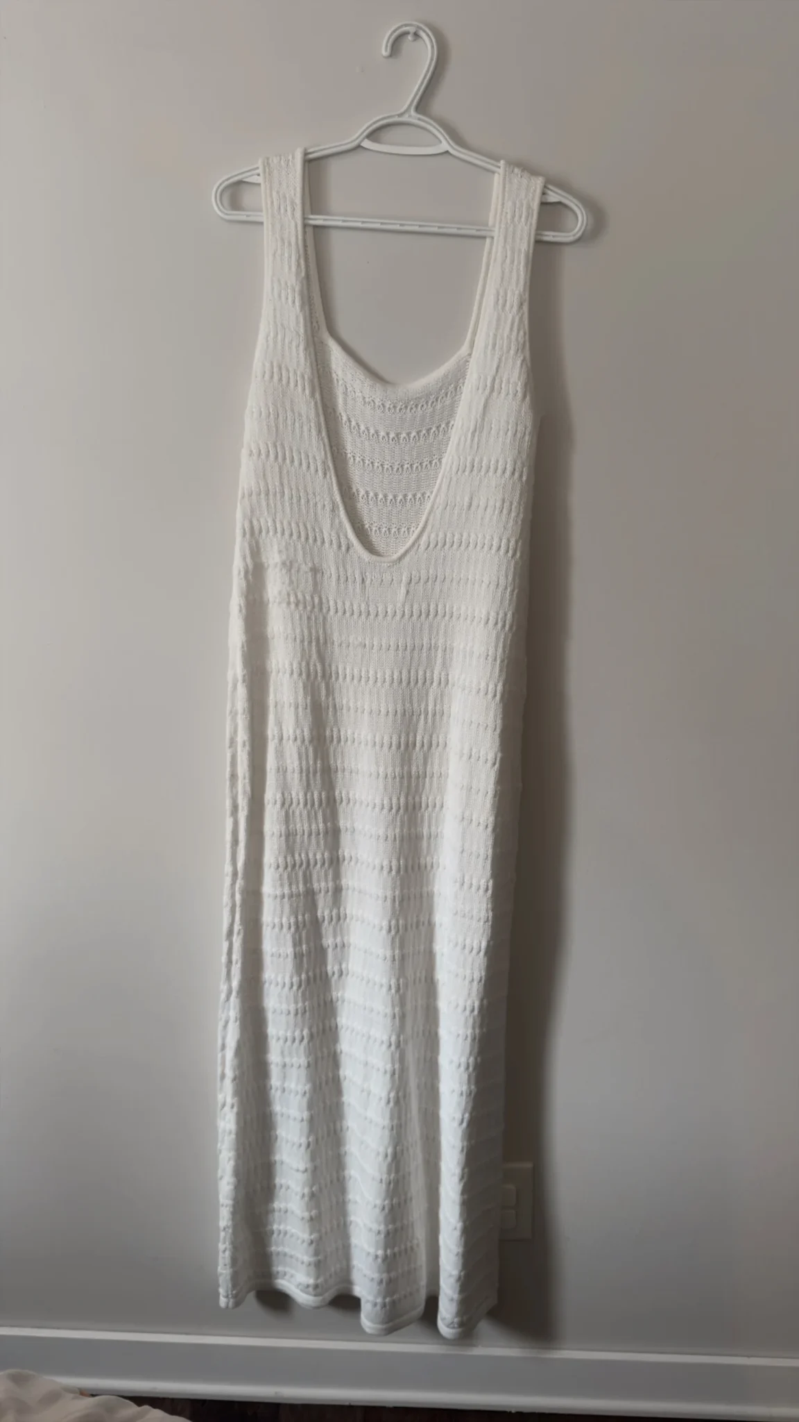 Image for Robe longue dos ouvert tricot SABO