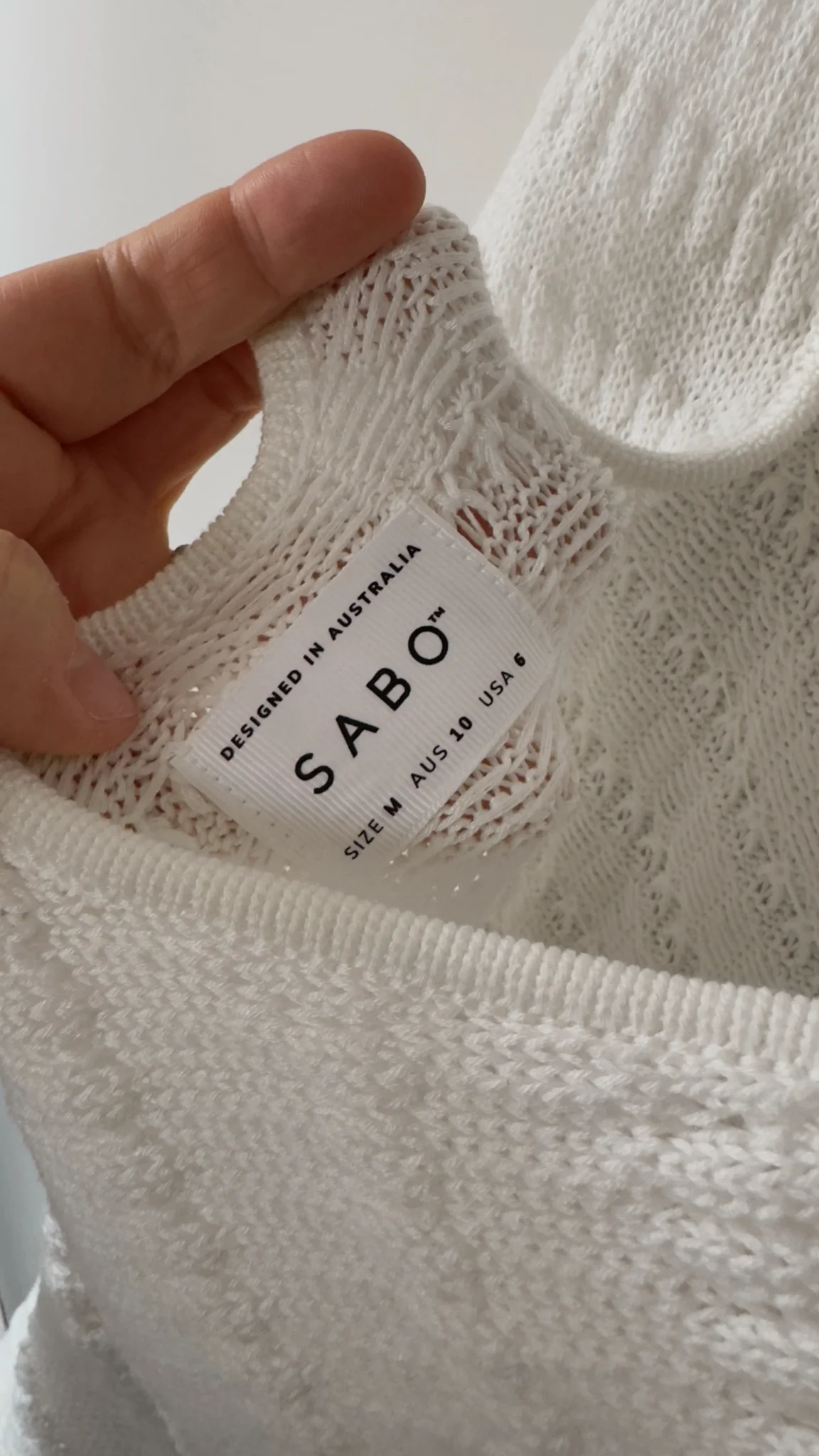 Image for Robe longue dos ouvert tricot SABO