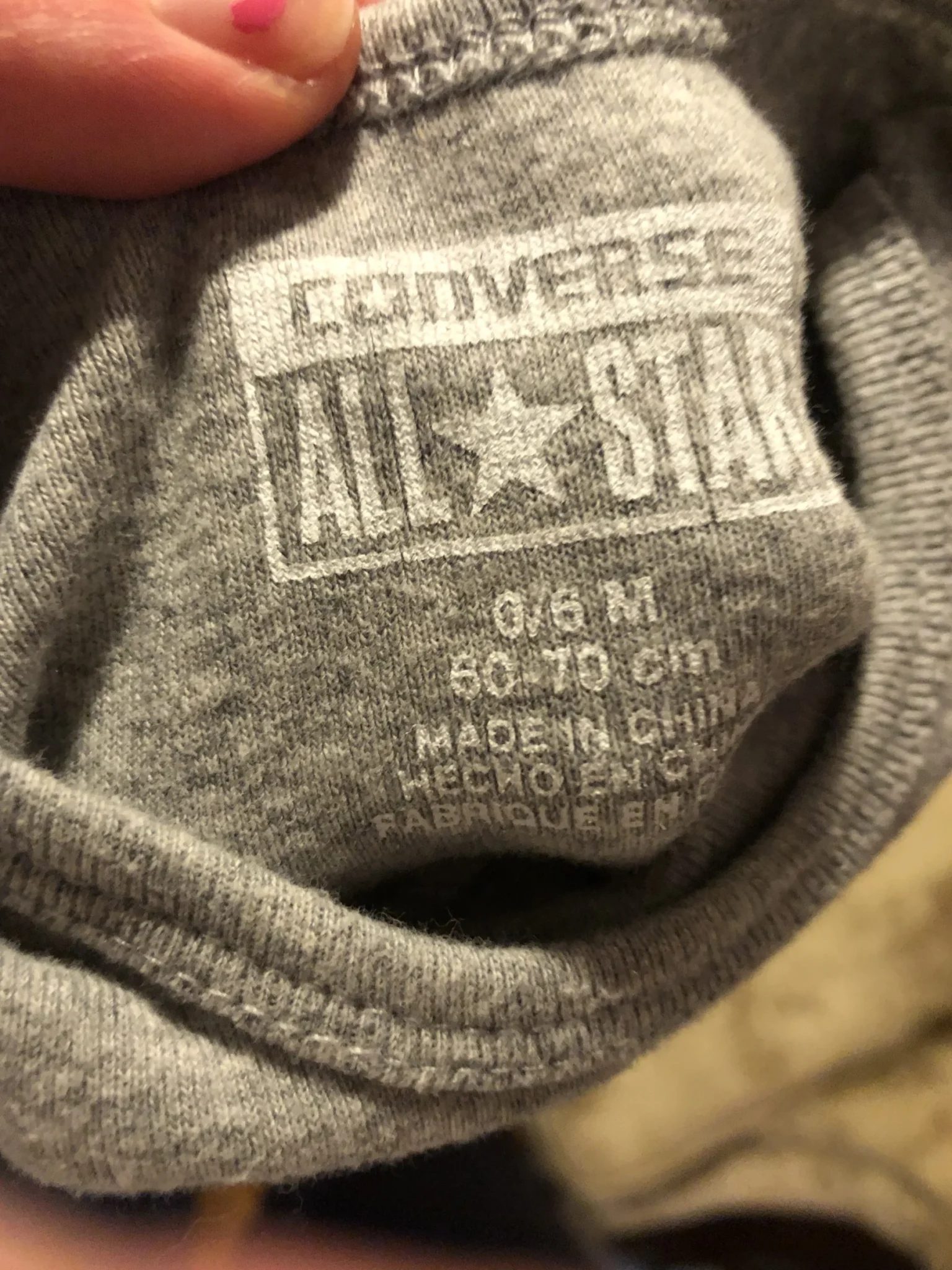 Image for Mignon Cache-couche converse 0-6