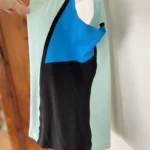 Thumbnail for Camisole dos nageur sport Lululemon – Style Colorblock Menthe/Bleu/Noir