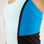 Thumbnail for Camisole dos nageur sport Lululemon – Style Colorblock Menthe/Bleu/Noir