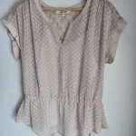 Featured thumbnail for Tea pink and beige blouse and cami Daniel Rainn