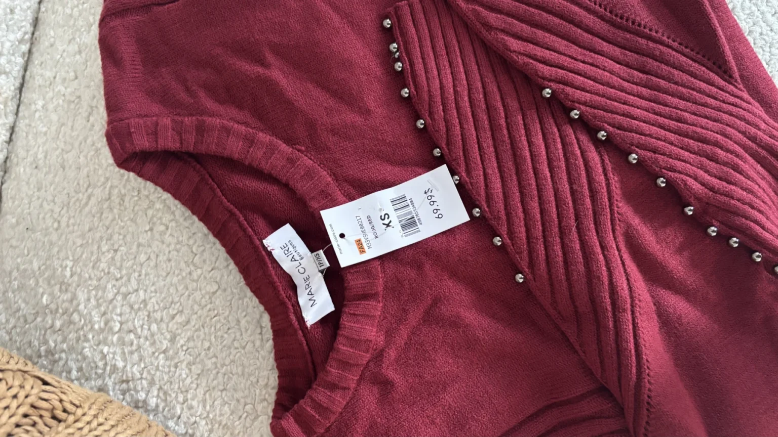 Image for Burgundy jumper