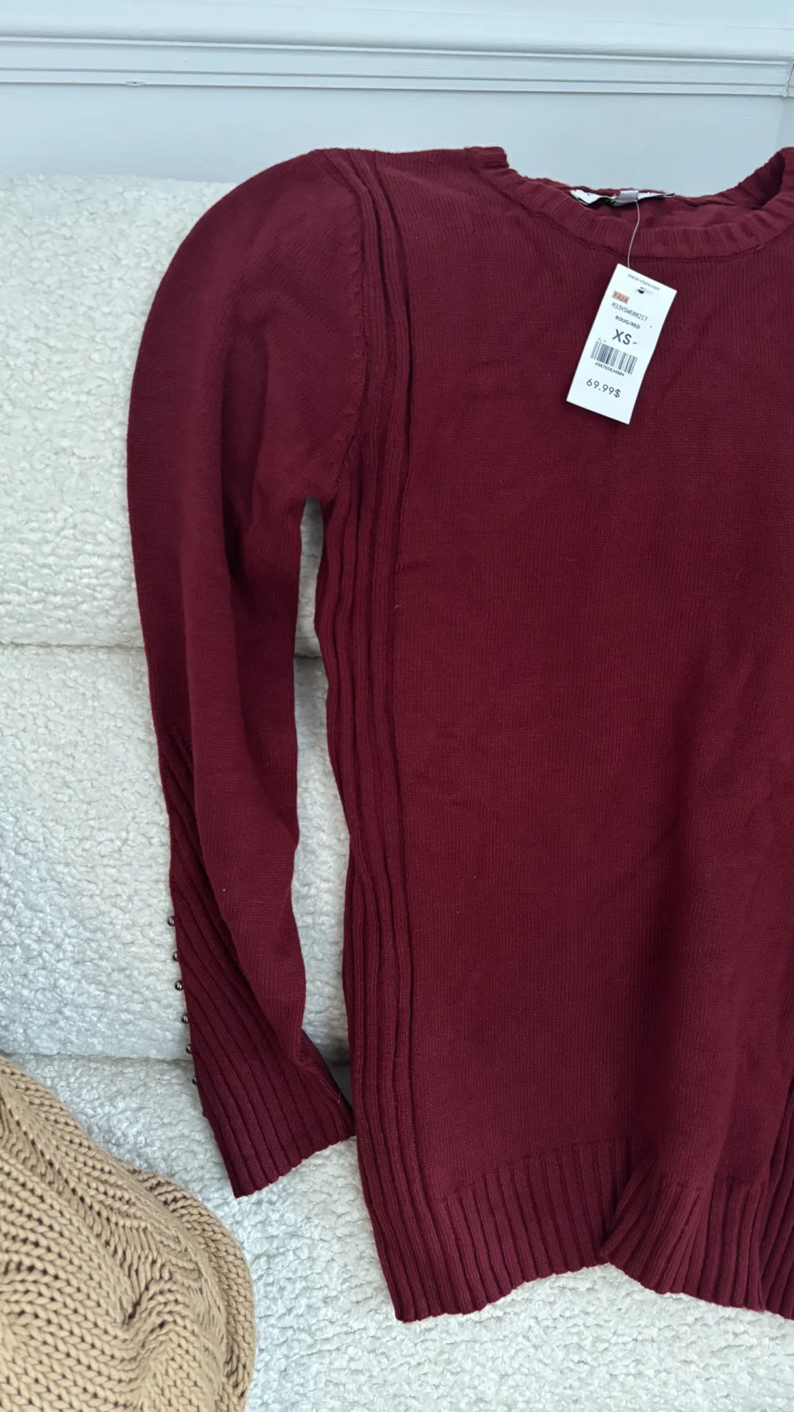 Image for Burgundy jumper