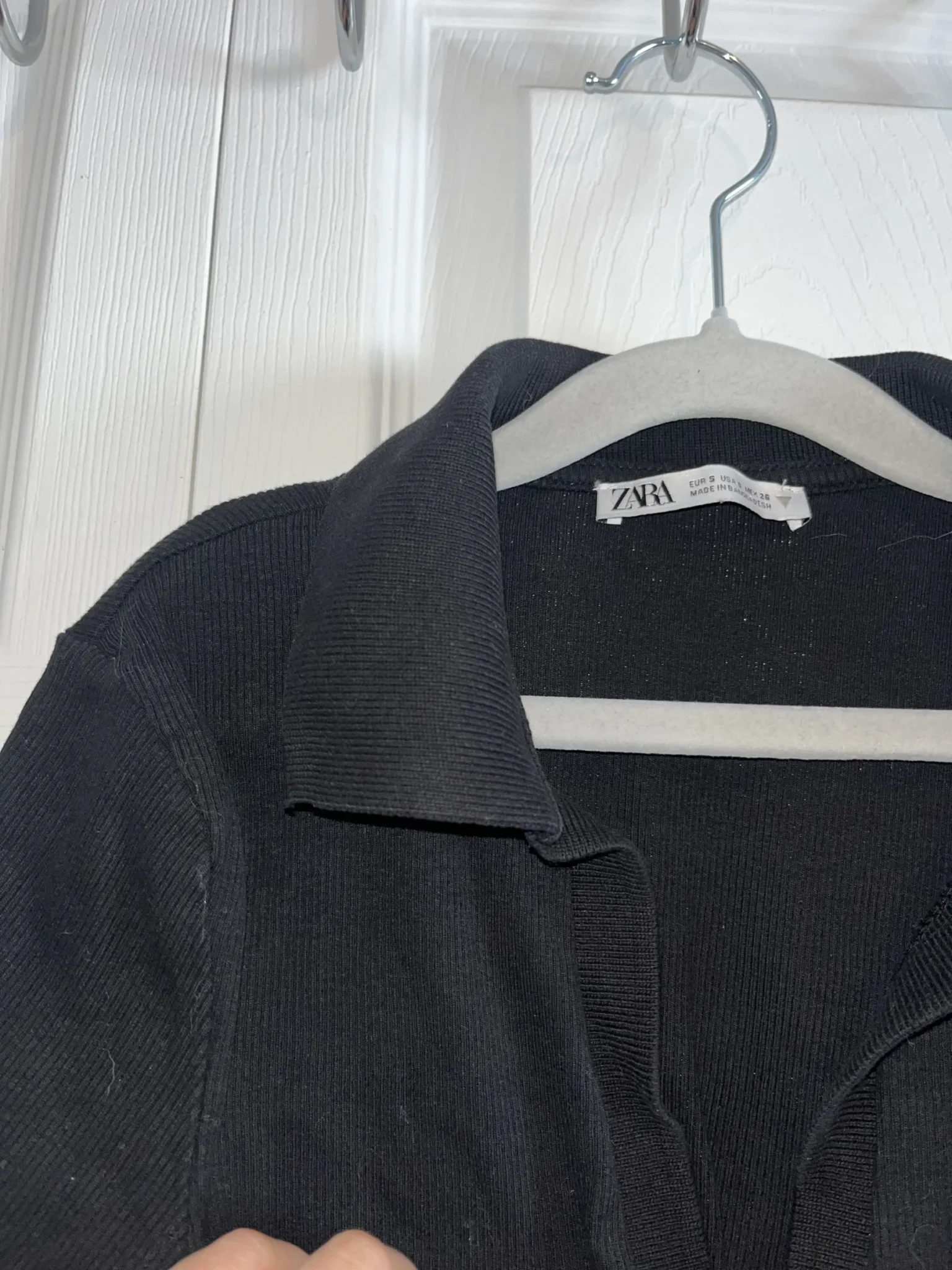 Image for Crop top encolure en V Zara - Small