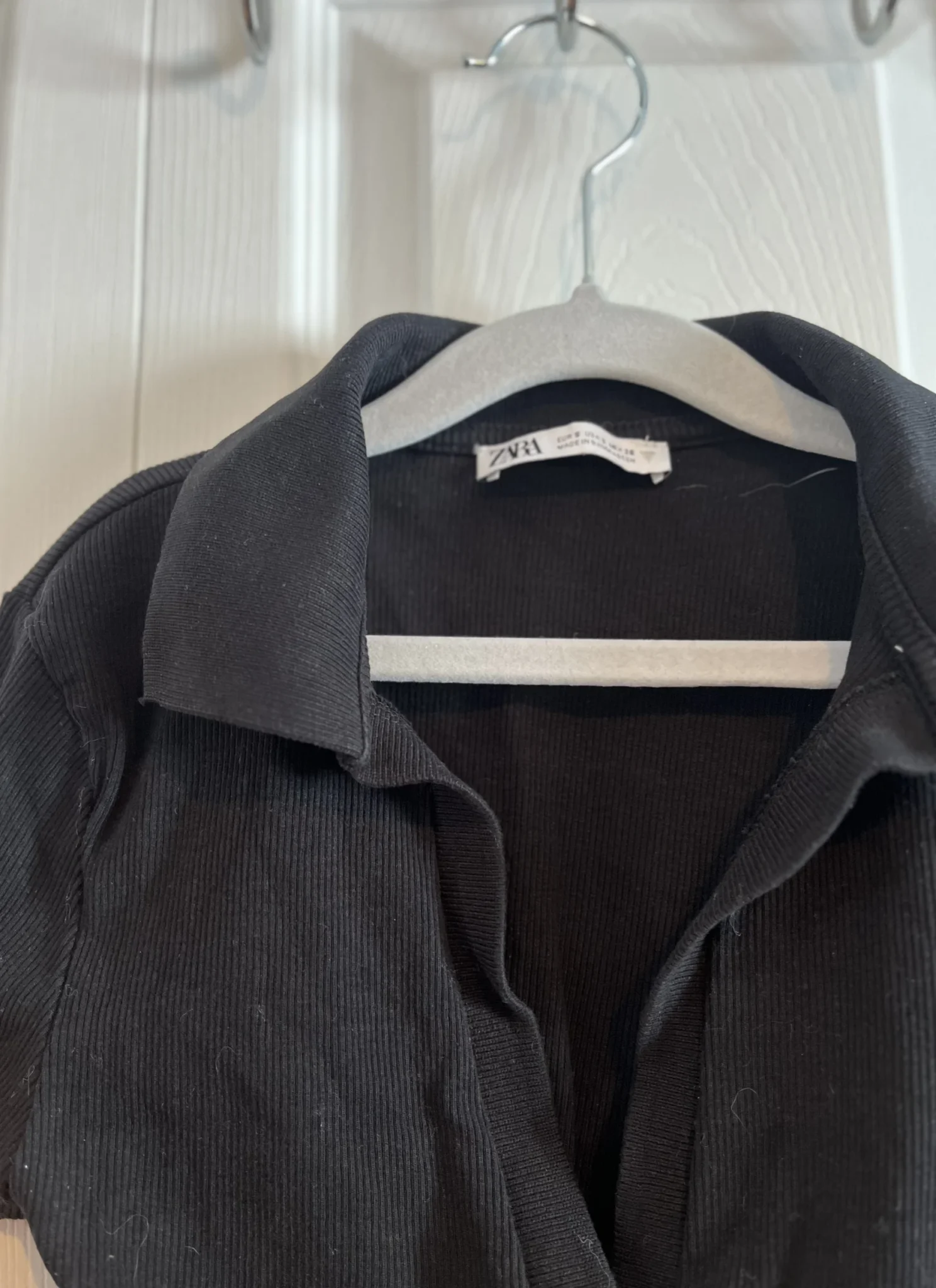 Image for Crop top encolure en V Zara - Small