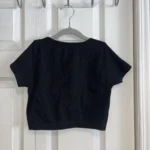 Thumbnail for T-Shirt court à encolure en V Garage - Small