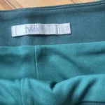 Thumbnail for Green velvet skirt