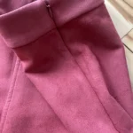 Thumbnail for Orange velvet skirt