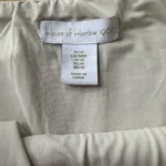 Thumbnail for White/beige velvet skirt