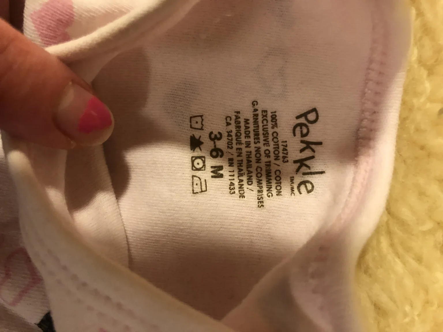 Image for Cache couche pekkle bébé 3 - 6 mois