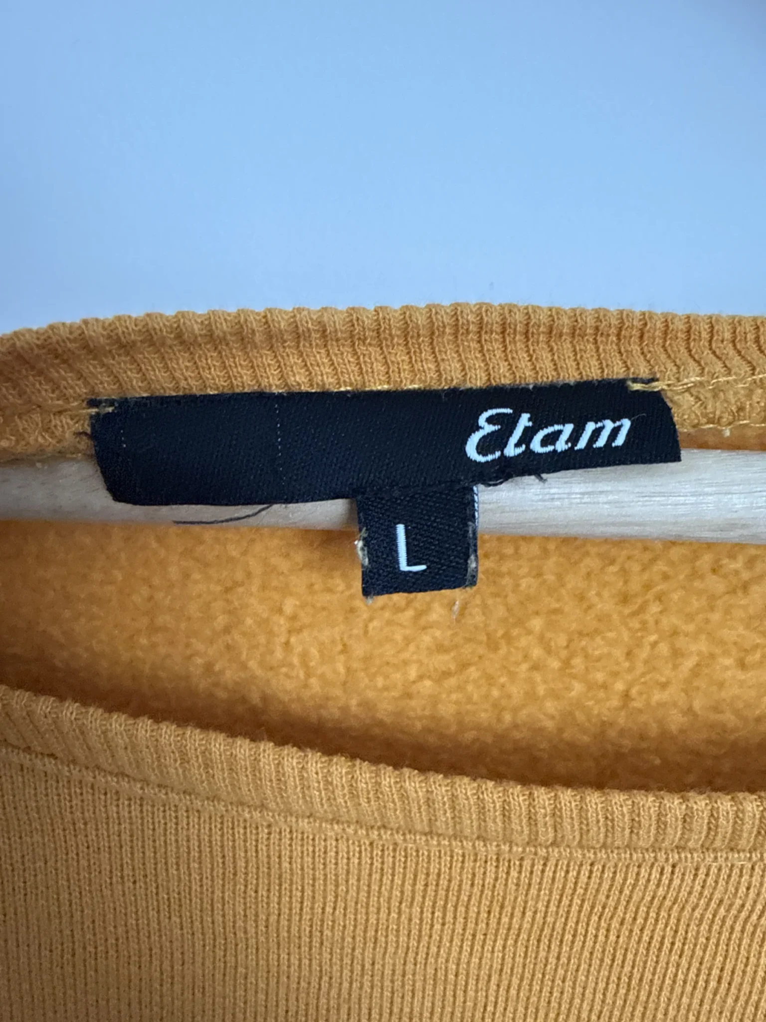 Image for Crewneck moutarde Etam